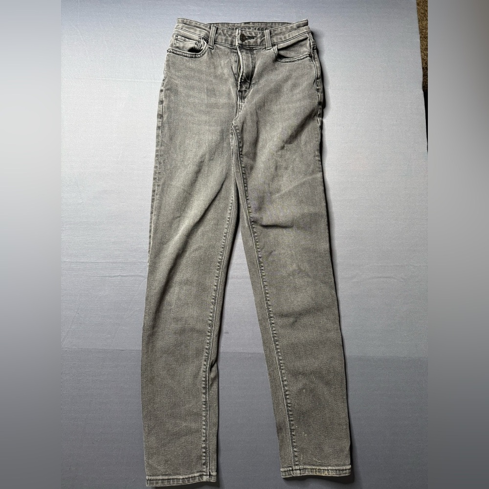 American Eagle grey stretch jeans size 0 #946